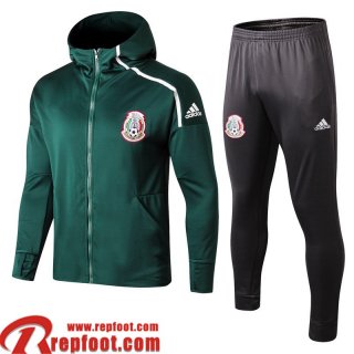 Veste Foot - Sweat A Capuche Mexique vert Homme 22 23 JK574