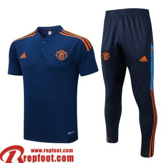 Polo foot Manchester United bleu Homme 22 23 PL612