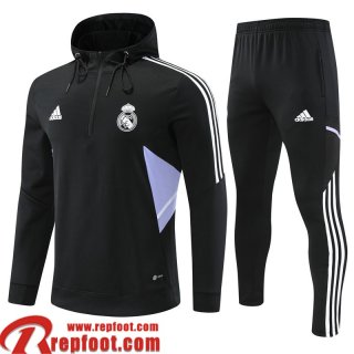 Sweatshirt Foot Real Madrid Noir Homme 22 23 SW42