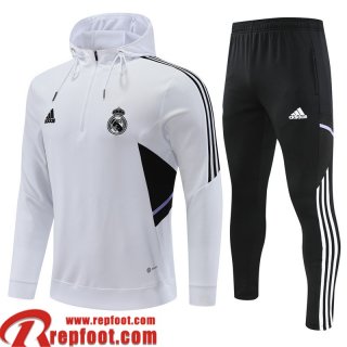 Sweatshirt Foot Real Madrid Blanc Homme 22 23 SW44