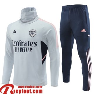 Survetement de Foot Arsenal gris Homme 22 23 TG493