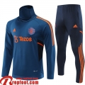 Survetement de Foot Manchester United bleu Homme 22 23 TG507