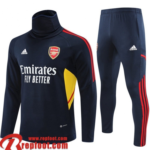 Survetement de Foot Arsenal bleu Homme 22 23 TG514  Survetement de Foot Arsenal bleu Homme 22 23 TG514