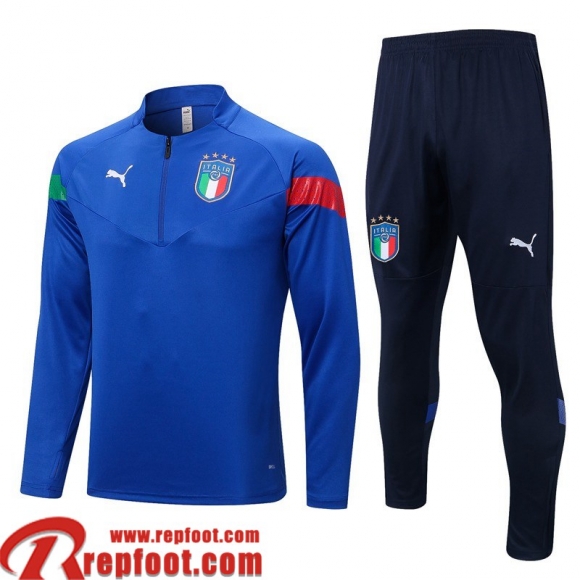 Survetement de Foot Italie bleu Homme 22 23 TG520