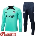 Survetement de Foot Chelsea vert Homme 22 23 TG526