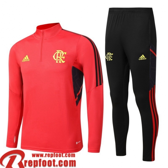 Survetement de Foot Flamengo rouge Homme 22 23 TG527