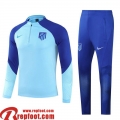 Survetement de Foot Atletico Madrid bleu ciel Homme 22 23 TG535