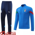 Survetement de Foot Italie bleu Homme 22 23 TG536