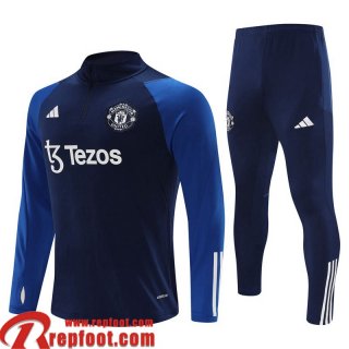 Manchester United Survetement de Foot bleu marine Homme 23 24 A88