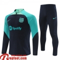 Barcelone Survetement de Foot noir Homme 23 24 A89