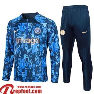 Chelsea Survetement de Foot bleu Homme 23 24 A98