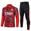 Manchester United Survetement de Foot rouge Homme 23 24 A102