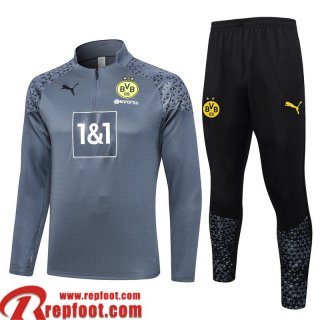 Dortmund Survetement de Foot gris Homme 23 24 A104