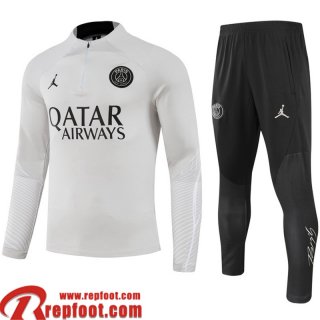 PSG Survetement de Foot gris clair Homme 23 24 A111