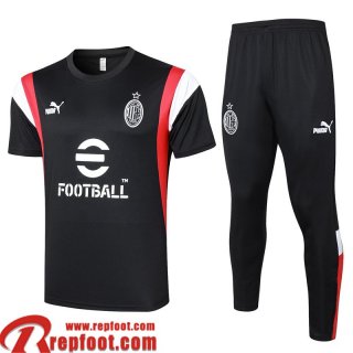 AC Milan Survetement T Shirt noir Homme 23 24 A126