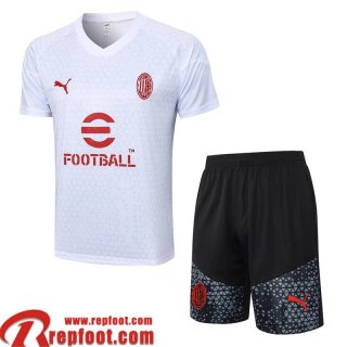 AC Milan Survetement T Shirt Blanc Homme 23 24 A136