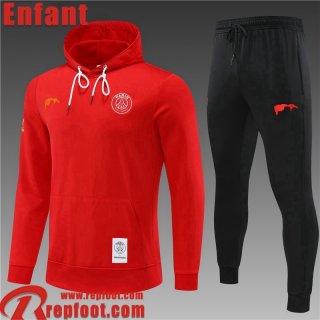 Sweatshirt Foot PSG rouge Enfant 22 23 TK389