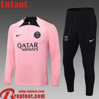 Survetement de Foot PSG rose Enfant 22 23 TK397