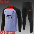 Survetement de Foot Liverpool Violet Enfant 22 23 TK404