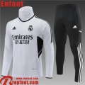 Survetement de Foot Real Madrid Blanc Enfant 22 23 TK408