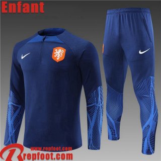 Survetement de Foot The Tangerines bleu Enfant 22 23 TK409