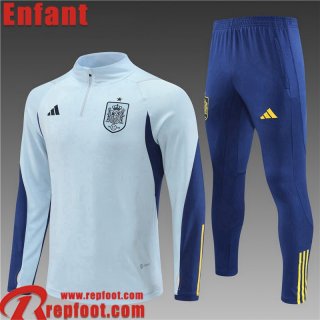 Survetement de Foot Espagne bleu clair Enfant 22 23 TK421