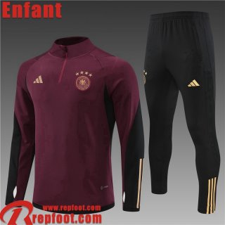 Survetement de Foot Allemagne rouge foncé Enfant 22 23 TK423