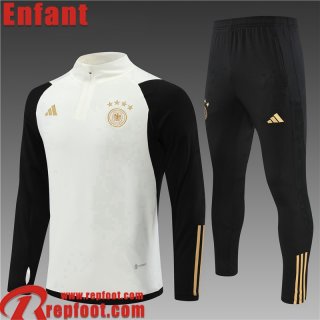 Survetement de Foot Allemagne Blanc Enfant 22 23 TK424