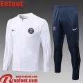 Veste Foot PSG Blanc Enfant 22 23 TK431