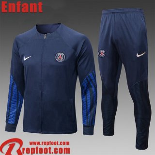 Veste Foot PSG bleu Enfant 22 23 TK432