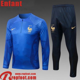 Survetement de Foot France bleu Enfant 22 23 TK434