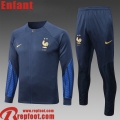 Veste Foot France bleu Enfant 22 23 TK445