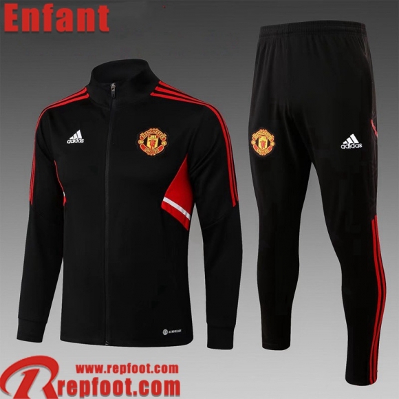 Veste Foot Manchester United bleu Enfant 22 23 TK467