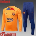 Survetement de Foot Barcelone jaune Enfant 22 23 TK471