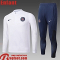 Survetement de Foot PSG Blanc Enfant 22 23 TK482