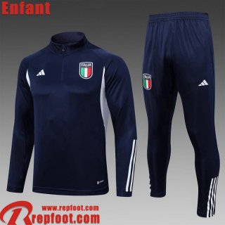 Italie Survetement de Foot bleu marine Enfant 23 24 C34