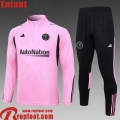 Inter Miami Survetement de Foot rose Enfant 23 24 C36