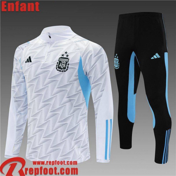 Argentine Survetement de Foot Blanc Enfant 23 24 C45