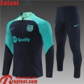 Barcelone Survetement de Foot noir Enfant 23 24 C47