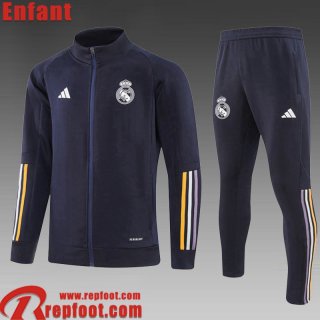 Real Madrid Veste Foot noir Enfant 23 24 C53