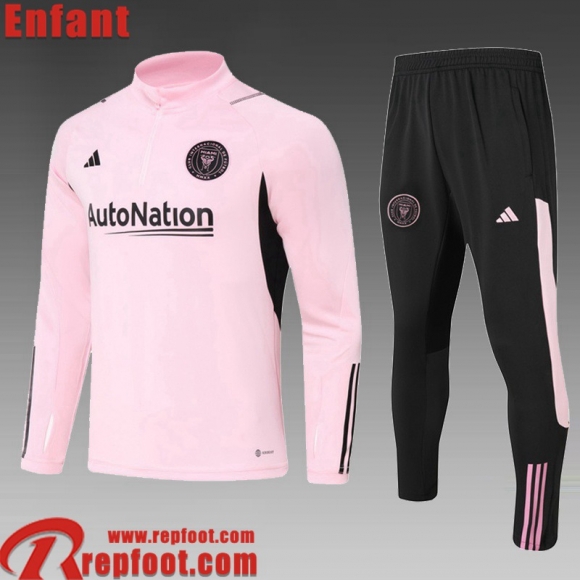 Inter Miami Survetement de Foot rose Enfant 23 24 C57  Inter Miami Survetement de Foot rose Enfant 23 24 C57