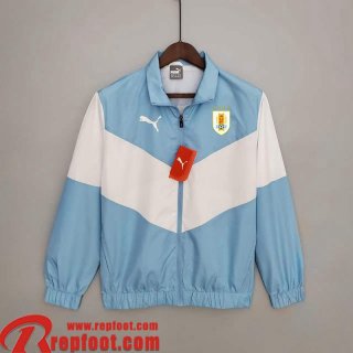 Coupe Vent - Sweat a Capuche Uruguay bleu Homme 22 23 WK167