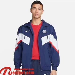 Coupe Vent - Sweat a Capuche PSG bleu Homme 22 23 WK168