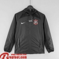 Coupe Vent - Sweat a Capuche Corinthians Noir Homme 22 23 WK170