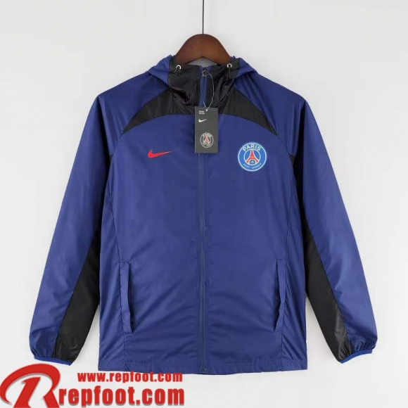 Coupe Vent - Sweat a Capuche PSG bleu Homme 22 23 WK176