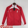 Coupe Vent - Sweat a Capuche Liverpool rouge Homme 22 23 WK189