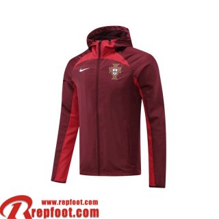 Coupe Vent - Sweat a Capuche Portugal rouge Homme 22 23 WK135