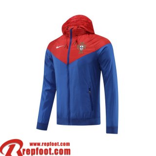 Coupe Vent - Sweat a Capuche Portugal bleu Homme 22 23 WK136