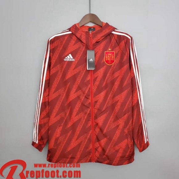 Coupe Vent - Sweat a Capuche Espagne rouge Homme 22 23 WK152