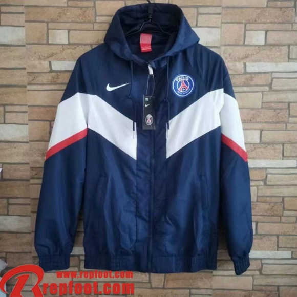 Coupe Vent - Sweat a Capuche PSG bleu Homme 22 23 WK165 Coupe Vent - Sweat a Capuche PSG bleu Homme 22 23 WK165